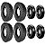 Quatro Pneu Universal Boartyre 4.00-8 70km/h 400kg 6 Lonas e Câmaras 4vp - Imagem 1