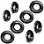 Quatro Pneu Universal Boartyre 4.00-8 70km/h 400kg 6 Lonas e Câmaras 4vp - Imagem 5