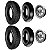 Par Pneu Universal Boartyre 4.00-8 70km/h 400kg 6 Lonas Câmaras, e Aros de Alumínio 2va - Imagem 1