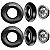 Par Pneu Universal Boartyre 4.00-8 70km/h 400kg 6 Lonas Câmaras, e Aros de Alumínio 2va - Imagem 6