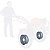 Par de Aros Metálicos para Motocultivador  a Diesel Tot Power 12" Z47 - Imagem 2