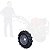 Roda Pneu e Câmara para Motocultivador a Diesel Tot Power 12" Z48 - Imagem 2