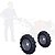 Par de Rodas Pneus e Câmaras para Motocultivador a Diesel Tot Power 12" Z49 - Imagem 2