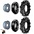 Par de Rodas Pneus e Câmaras para Motocultivador a Diesel Tot Power 12" Z49 - Imagem 4