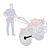 Suporte Eixo para Roda de Motocultivador Buffalo 33mm Diesel 12345 Sr3 - Imagem 3