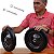Par Roda Completa 200kg Pneu Maciço Rolamento Eixo Aço Xm2 - Imagem 2