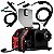 Inversora de Solda Saints STG 150 Elt 150A Mig Tig Eletrodo 127v 220v Bivolt Cilindro Regulador de Pressão Arame Ns7 - Imagem 3