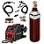 Inversora de Solda Saints STG 150 Elt 150A Mig Tig Eletrodo 127v 220v Bivolt Cilindro Regulador Arame Ns8 - Imagem 2