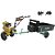 Motocultivador a Gasolina Buffalo Bfg890 7hp com Carreta Garthen GCM-250 Capacidade 250kg Tc6 - Imagem 4