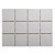 Pastilha Cerâmica - Ceniza 10 x 10cm  para Área Interna - M² - Imagem 1