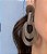 Brinco cinza -Oval - Imagem 2