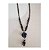 Conjunto Colar e Pulseira -Coração Azul - Imagem 2