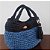 Bolsa Artesanal de crochê da Balaio de Gato da Drica - espaçosa e moderna - fio de malha - com alça de mão- dica de presente - Imagem 1