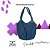 Bolsa Azul de Crochê - Modelo Sampa - Imagem 1