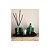 Conjunto de Lavabo Amazônia em vidro verde - Imagem 1