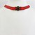 Chocker de couro e ponto de luz vermelho - Imagem 1