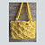Bolsa em crochê, modelo Sol, feita em fio de malha. - Imagem 5