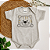 Body Bordado Gatinho Feliz Cinza Xinenem - Imagem 4