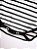 Body Listrado Preto Branco Xinenem - Imagem 3