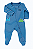 Macacão Suedine Dino Mundo Azul - Imagem 1