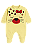 Macacão Algodão Doce Urso Amarelo Xinenem - Imagem 1