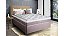 CONJUNTO QUEEN : BOX + COLCHÃO HERVAL COIMBRA 25cm MOLAS MAXSPRING 158X198X63 - Imagem 1
