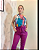 Blusa gola alta frente unica floral 1 - Imagem 2
