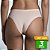 Calcinha em Cotton Conforto Viés Aberto Lisa Kit com 3 Peças - Imagem 2