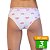 Calcinha Infantil em Cotton Elástico Personalizado Estampado Kit com 3 Peças - Imagem 2