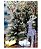Arvore De Natal Pinheiro Neve Luxo Com Pinhas Top 90cm - Imagem 2
