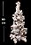 Arvore De Natal Pinheiro Neve Luxo Com Pinhas Top 90cm - Imagem 3