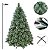 Árvore Nevada Pinheiro De Natal 1,50m Modelo Luxo 260 Galhos - Imagem 1