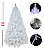 Árvore Branco Pinheiro De Natal 1,50m Modelo Luxo 260 Galhos - Imagem 1
