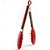 Pegador Silicone Pequeno De Churrasco Salada Com Trava Inox - Imagem 3