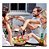Pegadores De Alimentos Silicone Inox Grande Salada Churrasco - Imagem 1