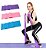 Faixa Elástica Para Exercício 3 Níveis Fisioterapia Yoga 1un - Imagem 1