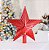 Estrela Para Arvore Natal Ponteira Dourado e Vermelho 20cm - Imagem 3