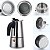 Cafeteira Expresso Tipo Italiana Aço Inox 300 ML 6 Xícaras - Imagem 6