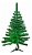 Árvore Pinheiro Natal Pequena 90cm Verde/nevada/br - Simples - Imagem 1