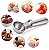 Colher De Sorvete Bola Com Ejetor Manual Inox Profissional - Imagem 1