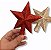 Estrela Brilhante Gliter Ponteira P/ Árvore De Natal 12x11cm - Imagem 3
