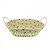 Cesto De Pão Oval Estampado Algodão Clink 31 X 20 X 12 Cm - Imagem 1