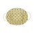 Cesto De Pão Oval Estampado Algodão Clink 31 X 20 X 12 Cm - Imagem 2