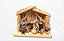 Presépio De Natal Menino Jesus Com 9 Peças Madeira Decoração - Imagem 3