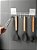 Kit 12 Utensílios Cozinha Silicone Maciço Com Cabo Madeira - Imagem 2