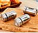 3 Saleiro E Pimenteiro Aço Inox Condimentos De Vidro Gourmet - Imagem 7