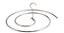 Cabide Espiral Varal Para Lençóis Inox Redondo Giro Pratico - Imagem 1