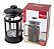 Cafeteira Francesa Em Vidro Manual Preta Café E Chá 600ml - Imagem 4