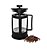 Cafeteira Francesa Em Vidro Manual Preta Café E Chá 600ml - Imagem 3