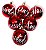 Kit 12 Bolas De Natal Vermelho Com Frase Decorativo Arvore - Imagem 3